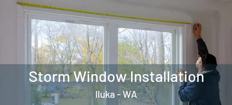 Storm Window Installation Iluka - WA