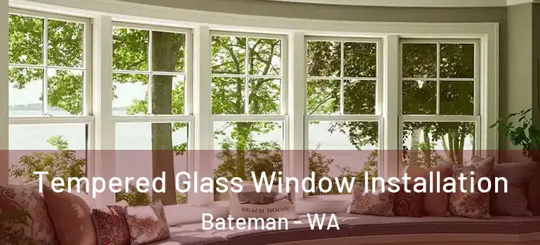  Tempered Glass Window Installation Bateman - WA
