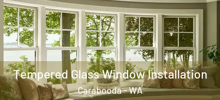 Tempered Glass Window Installation Carabooda - WA