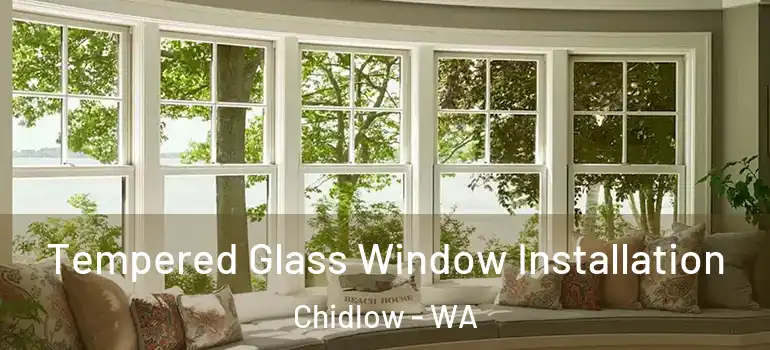  Tempered Glass Window Installation Chidlow - WA