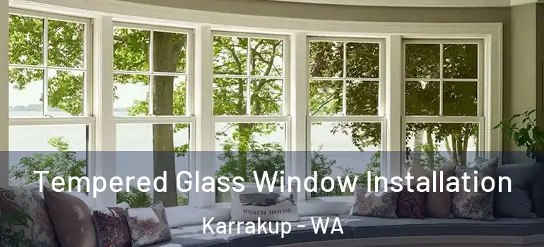  Tempered Glass Window Installation Karrakup - WA