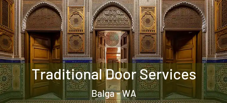 Traditional Door Services Balga - WA