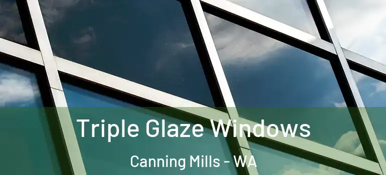 Triple Glaze Windows Canning Mills - WA