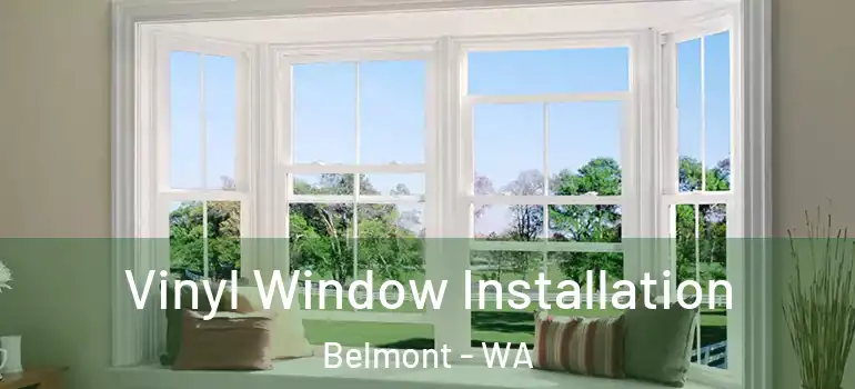  Vinyl Window Installation Belmont - WA