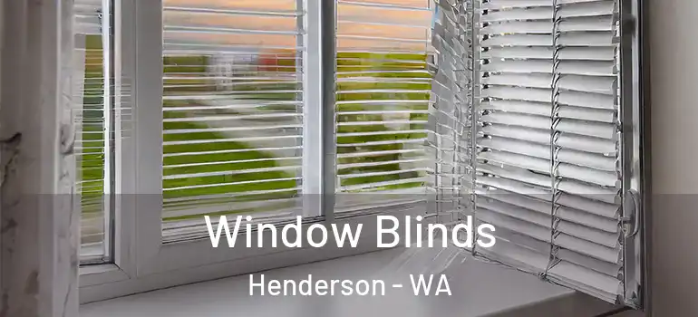  Window Blinds Henderson - WA