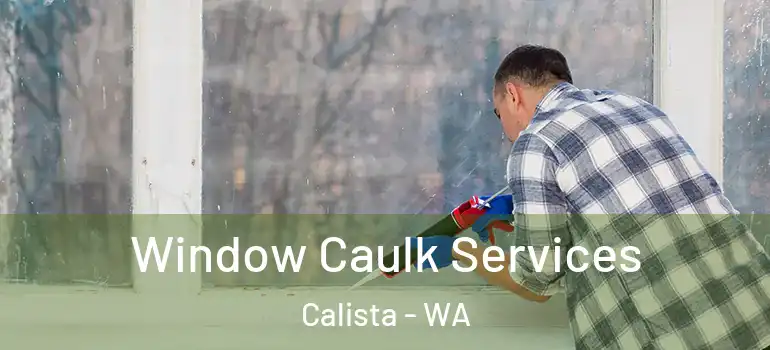 Window Caulk Services Calista - WA