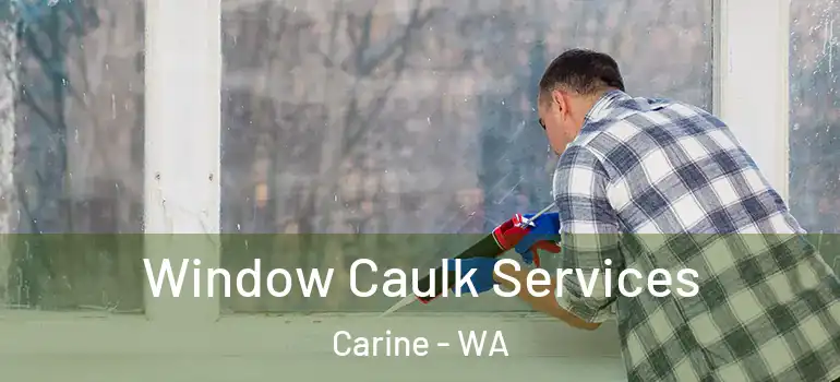 Window Caulk Services Carine - WA