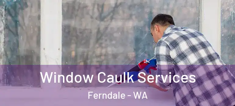  Window Caulk Services Ferndale - WA