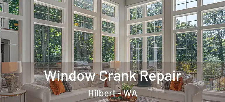  Window Crank Repair Hilbert - WA