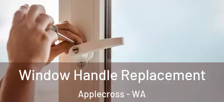 Window Handle Replacement Applecross - WA