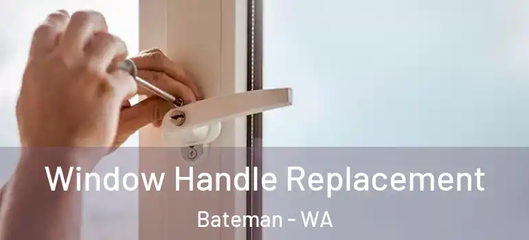  Window Handle Replacement Bateman - WA