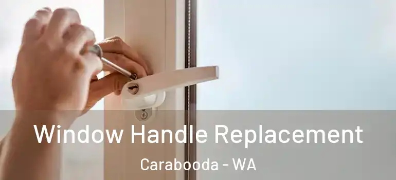 Window Handle Replacement Carabooda - WA