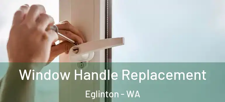 Window Handle Replacement Eglinton - WA