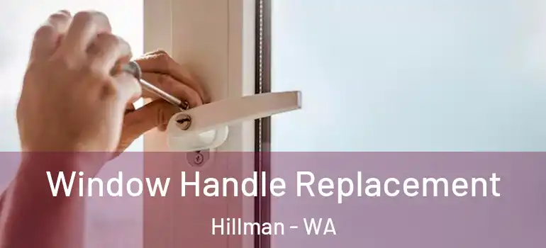  Window Handle Replacement Hillman - WA