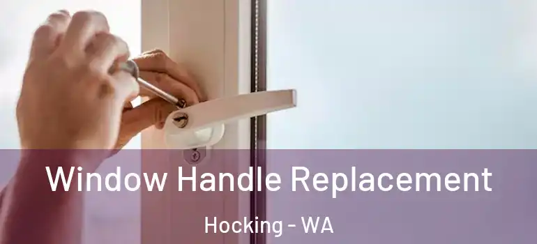 Window Handle Replacement Hocking - WA