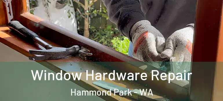 Window Hardware Repair Hammond Park - WA