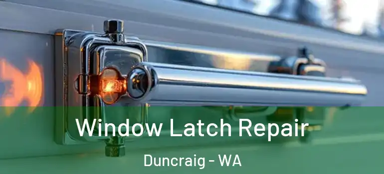 Window Latch Repair Duncraig - WA