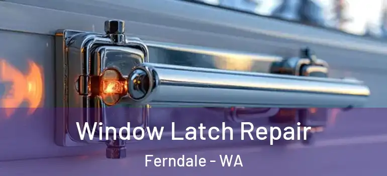 Window Latch Repair Ferndale - WA