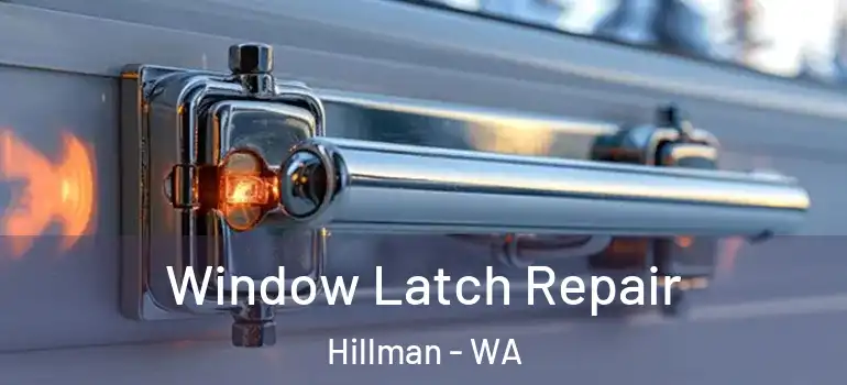 Window Latch Repair Hillman - WA