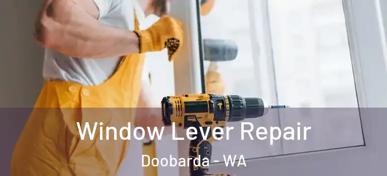 Window Lever Repair Doobarda - WA