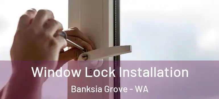 Window Lock Installation Banksia Grove - WA