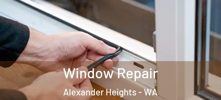 Window Repair Alexander Heights - WA