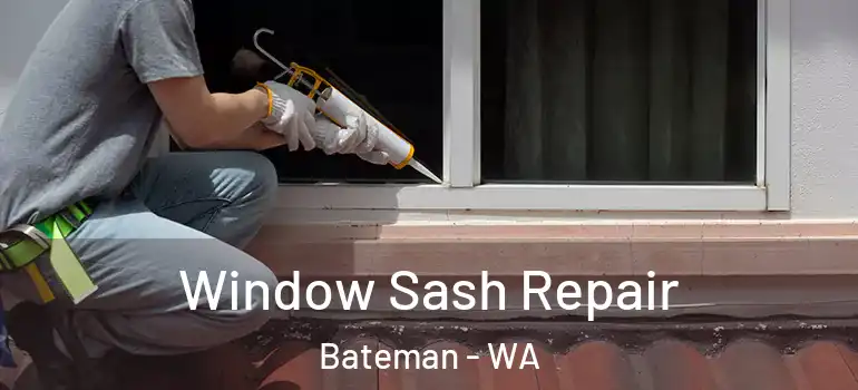 Window Sash Repair Bateman - WA