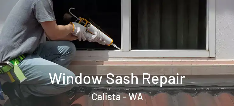Window Sash Repair Calista - WA