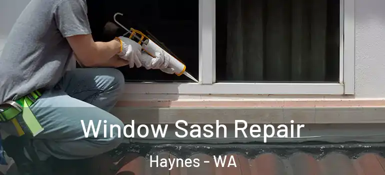 Window Sash Repair Haynes - WA