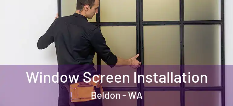 Window Screen Installation Beldon - WA