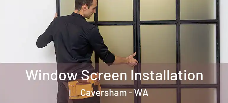 Window Screen Installation Caversham - WA