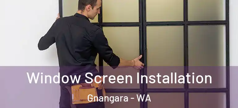 Window Screen Installation Gnangara - WA