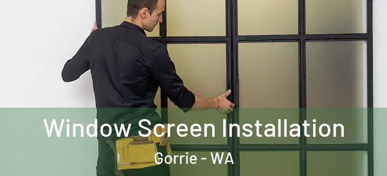 Window Screen Installation Gorrie - WA