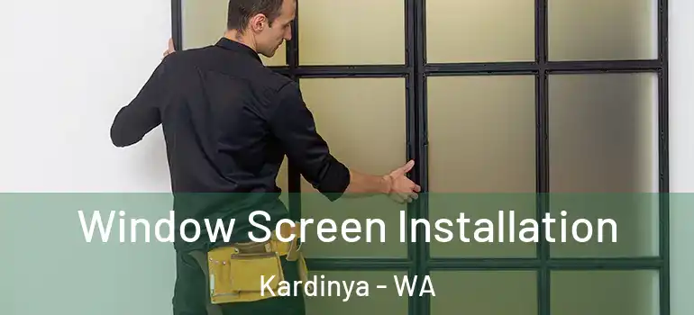 Window Screen Installation Kardinya - WA