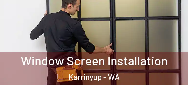 Window Screen Installation Karrinyup - WA