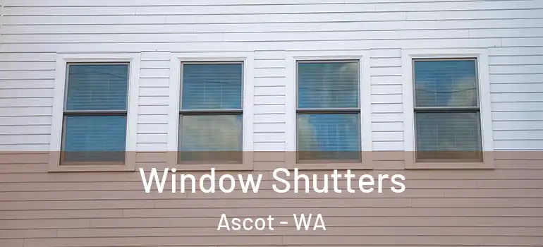  Window Shutters Ascot - WA