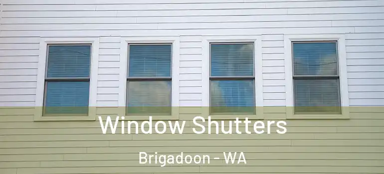  Window Shutters Brigadoon - WA