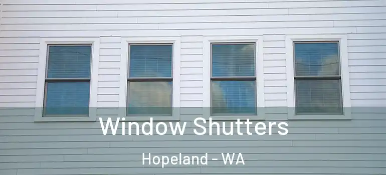 Window Shutters Hopeland - WA