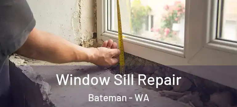  Window Sill Repair Bateman - WA