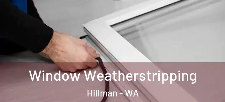 Window Weatherstripping Hillman - WA
