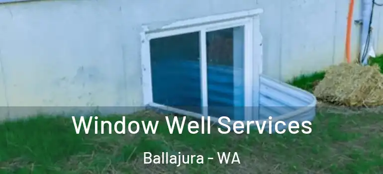 Window Well Services Ballajura - WA