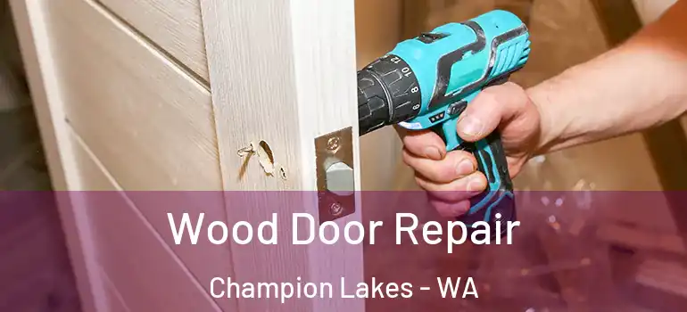 Wood Door Repair Champion Lakes - WA
