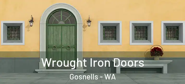  Wrought Iron Doors Gosnells - WA