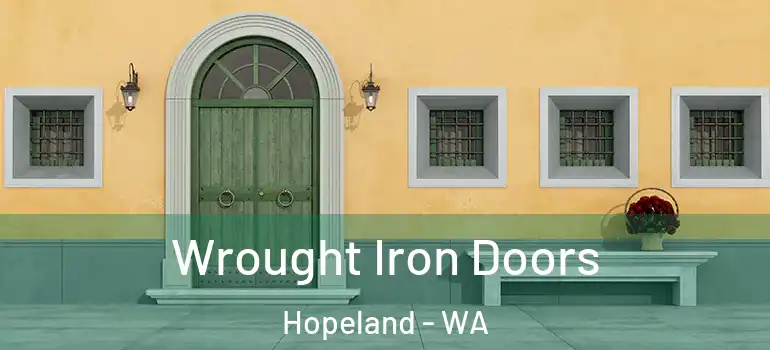 Wrought Iron Doors Hopeland - WA