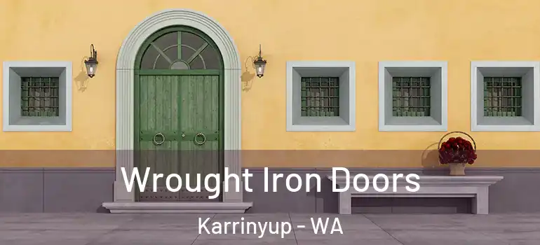  Wrought Iron Doors Karrinyup - WA